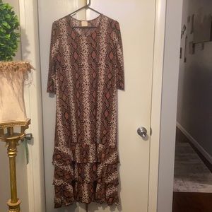 Zadie B’s snakeskin layering dress